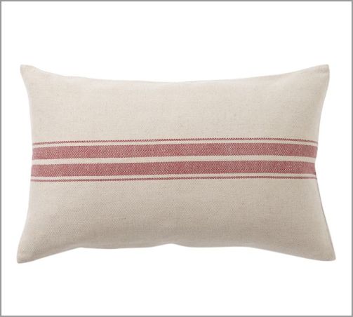PB French stripe pillow 1