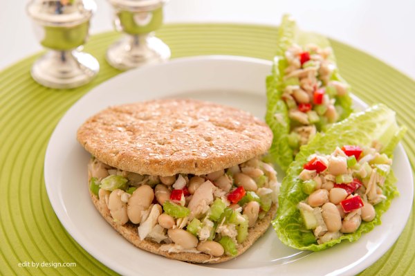 Tuna White Bean Salad, 5:2 Diet, editbydesign.com
