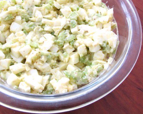 Egg white salad, fast diet, 5:2 diet, editbydesign.com